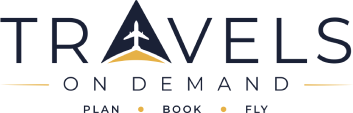 TRAVELS ON DEMAND BLUE LOGO